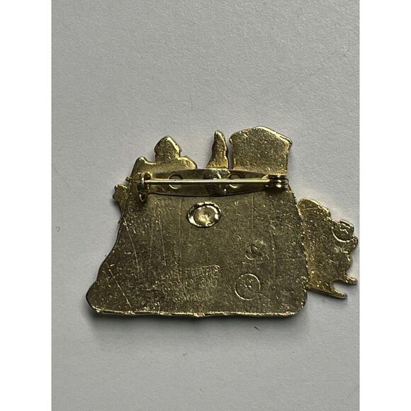 Simcoe Ontario Canada Christmas Panorama Enamel Pin Santa Reindeer - Picture 4 of 5